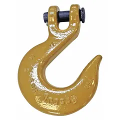 Alloy steel slip-hook with Grade 70 rating and 29/32 in material thickness. Used in rigging and lifting for quick attachment and release of loads to chains or slings in material handling and positioning tasks.