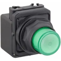 DAYTON Pilot Light: 30 mm Panel Mounting Size, Green, LED, 120 V AC Max Volt Rating (Supply)