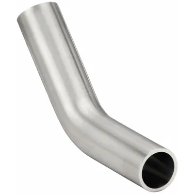 MAXPURE Sanitary Fitting Elbow: 45° Elbow, 2 in OD x 2 in OD Size, Weld - 316 Stainless Steel Sanitary Tube Fittings
