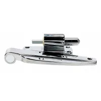 Spring-assisted hinge designed for commercial refrigerators and freezers. Supports smooth door opening and closing in foodservice and cold-storage environments