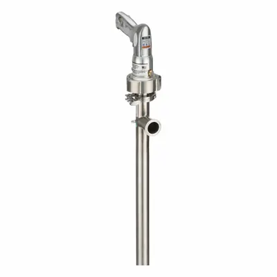 STANDARD PUMP Air Drum Pump: Pump Only, 31 gpm Max. Flow Rate - Sanitary Progressive Cavity Air-Operated Drum Pumps