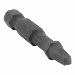 Imperial-size power bit with #2 tip, 2-inch overall length, made from S2 steel. Sold in a pack of 5. Designed for driving Phillips-head screws into wood, metal, and drywall using power tools.