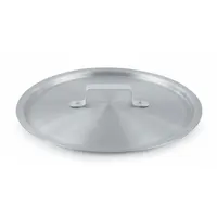 Aluminum cover designed for 2.75 qt sauce pans. Features a riveted aluminum handle. NSF Certified for food safety. Suitable for commercial kitchens and foodservice operations