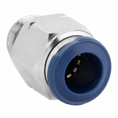 AIGNEP USA 87000-08-04 Nickel-Plated Brass Push-to-Connect x - Nickel-Plated Brass Tube Fittings