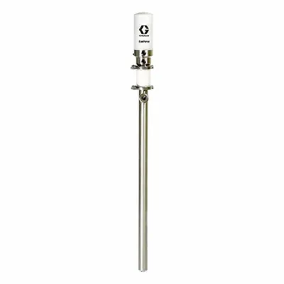 GRACO Air Drum Pump: Pump Only, 2.5 gpm Max. Flow Rate, 220°F Max. Fluid Temp. - Sanitary Piston Air-Operated Drum Pumps