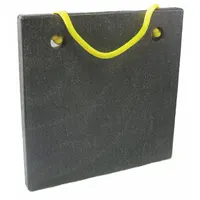 Outrigger Pad: Jack Plate, Polymer, 100 ton Load Capacity Vertical, 18 in Overall Lg (MPN 14469)
