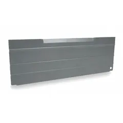 This drawer divider from VIDMAR is designed for use in modular drawer cabinets. It fits drawers with a 12 5/8-inch width/depth and 4 1/2-inch height, with an overall height of 4 1/2 inches. The divider helps organize and separate contents within compatible drawers, commonly used in industrial toolrooms and maintenance shops.