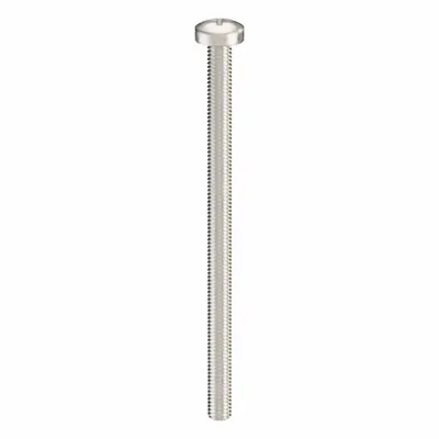 USA INDUSTRIALS Machine Screw: M3x0.50 Thread Size, 50 mm Lg, 316, Stainless Steel, Plain - Pan Head Machine Screws
