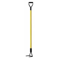 Pike pole with a round rubbish hook tip and a 96-inch fiberglass handle. Designed for firefighting and rescue operations to pull, push, and ventilate roofs or ceilings. Fiberglass construction provides electrical insulation.