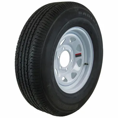 HI-RUN ST100 Trailer Tire & Wheel Assembly 15X6 6-5.5 - Street Tire & Wheel Assembly