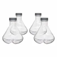 This 3 L PETG Erlenmeyer flask is sterile and features a tolerance of +/-0.20 mL. It is used for mixing, storing, and measuring liquids in laboratory and industrial settings, including cell culture and media preparation