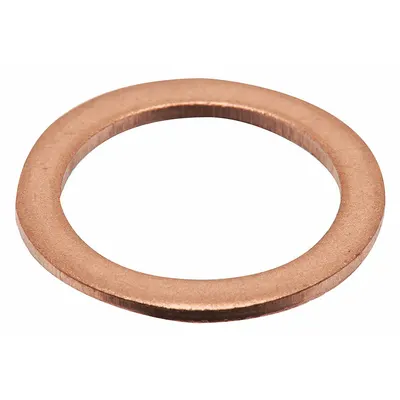 SUR-R Oil Drain Plug Gaskets, Copper, 5/8 in Inside Dia, 10 PK