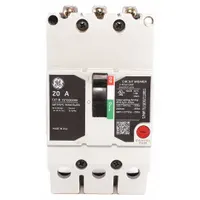 GE Molded Case Circuit Breaker: 20 A Amps, 25kA at 277/480V AC, Fixed, Lug, ABC, Std (MPN TEYD3020B)