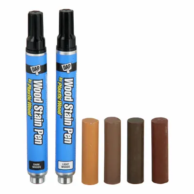 DAP Wood Finish Repair Kit, 4 oz Stick, Light Brown - Wood Repair Putties