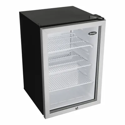 DANBY DAG026A2BDB 2.6 cu ft Mini Refrigerator with Glass Door - Mini Refrigerators