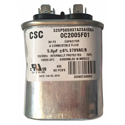 CRETORS Capacitor: 12573, 31EV97 - Replacement Parts for Cotton Candy Machines