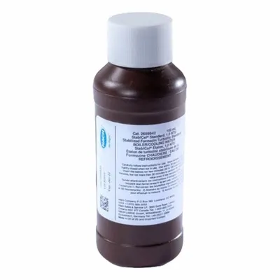 HACH Turbidity Standard: Lab, 100 mL Volume, 10 NTU, Bottle, 100-97-0, Std, 2659942 - Turbidity Standards