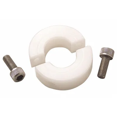 RULAND MANUFACTURING MSP-4-P Plastic Shaft Collar, 4 mm Bore, 9 mm Width - Plastic Shaft Collars
