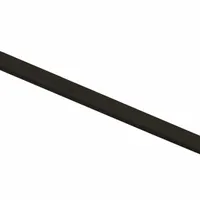 Flat Cable: PUR, Black, 328 ft Lg, 2 Conductors, -40°F to 185°F, Coiled (MPN E74110)