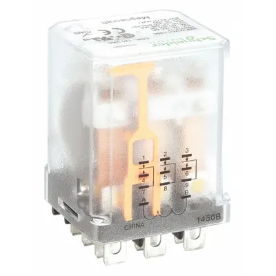 SCHNEIDER Enclosed Power Relay: Surface (Side Flange) Mounted, 20 A Current Rating - Surface-Mounted Relays