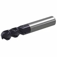 WIDIA Ball End Mill: Carbide, TiAlN Coated, 4 Flute, 1/8" Mill Dia, 1/2" LOC, 2" OAL (MPN W40BE03000RBT WU20PE)