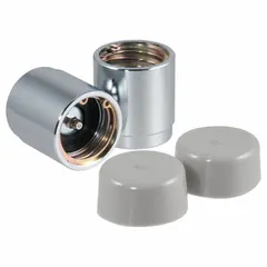 This bearing cover protects wheel bearings on trailers and fleet vehicles from dirt, moisture, and debris. It measures 2 inches in overall length and 1-7/8 inches in overall width. Suitable for use in heavy-duty towing and transport applications to extend bearing life and reduce maintenance intervals.