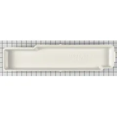 Evaporator tray for refrigerators and freezers. Collects condensation from the defrost cycle to prevent water pooling. OEM replacement part.