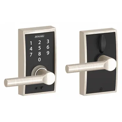 SCHLAGE RESIDENTIAL FE695 CEN619BRW Electronic Keyless Lock - Electronic Keyless Access Locksets