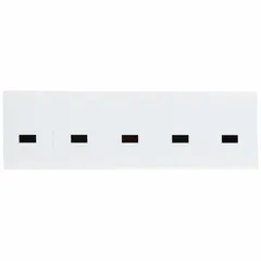 Individual character dash (-) in Gothic font, black on white non-reflective background. Rated for indoor/outdoor use. Not self-spacing or aligning. Used for custom signage, pipe markers, and equipment labels in facilities and industrial settings.