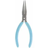 Long Nose Plier: ESD-Safe, 1 in Max Jaw Opening, 5 1/2 in Overall Lg, 1 3/4 in Jaw Lg, 1/8 in Tip Wd (MPN LN55VN)