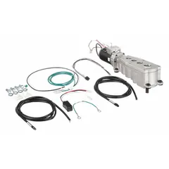 Aluminum motor gear box for LCN 9550 series automatic door operators. Left-hand configuration. Used as a replacement part to restore door-opening functionality in commercial and institutional buildings.