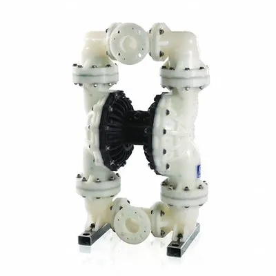 GRACO Diaphragm Pump: Polypropylene Body, 3 in, Flange Connection, 280 gpm - Polypropylene Housing AODD Pumps