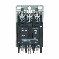 EATON Definite Purpose Magnetic Contactor: 3 Poles, 120V AC, 30 A, Non-Reversing (MPN C25DND330A)