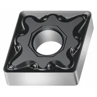 This diamond indexable turning insert is available in two specifications: CNMG544-MM5 WSM30S and CNMG160616-MM5 WSM30S. Designed for precision turning operations on hard materials such as steel, stainless steel, and cast iron. The diamond geometry and WSM30S grade provide wear resistance and surface finish in medium to rough machining applications. Suitable for use in CNC lathes