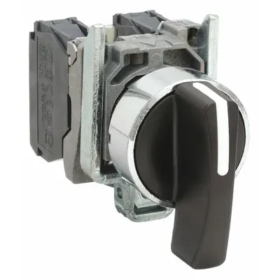 SCHNEIDER Selector Switch: 22 mm Panel Mounting Size, 3 Positions, Extended Lever - Selector Switches