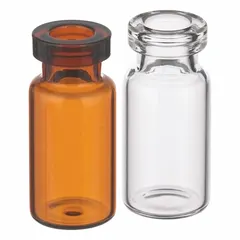 This 10 mL glass serum vial from WHEATON features a colorless body and round bottom. It is self-standing for convenient placement on work surfaces. Suitable for laboratory sample storage and handling where visual inspection of contents is required.