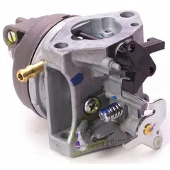 Genuine Honda carburetor designed to meter and mix fuel with air for proper combustion in compatible Honda engines. Used in generators, water pumps, and small industrial equipment. Ensures reliable fuel delivery and stable engine performance.
