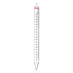 This sterile serological pipette is made of polystyrene and individually wrapped. It has a 100 mL capacity with 1 mL graduation increments. Designed for precise liquid measurement and transfer in laboratory settings such as cell culture, microbiology, and molecular biology.