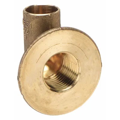 STREAMLINE Low-Lead Cast Brass Cup x FNPT Elbow - Low-Lead Cast Copper & Bronze Tube Fittings
