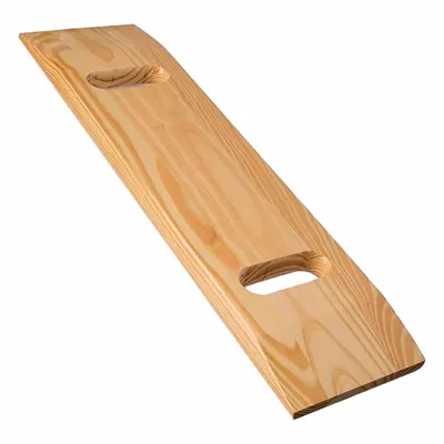 DMI Bariatric Rescue Board, 32 in L x 1 in W x 10 in H, Wood, Brown - Boards for Patient Transfer