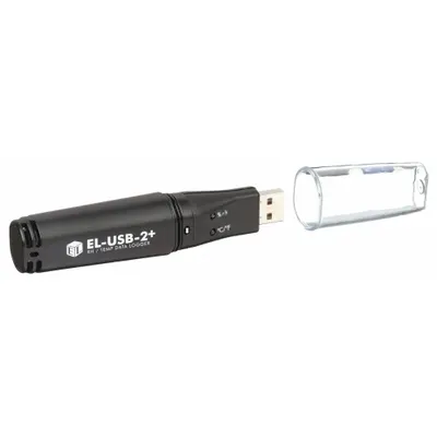 LASCAR Data Logger: 0%to 100% Relative Humidity Measured, -31°F to 176°F, -35°C to 80°C - Temperature & Humidity Data Loggers