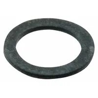 Fiber oil drain plug gasket with 9/16 in inside diameter. Black finish. Sold in a 10-pack. Used to seal oil drain plugs on engines, transmissions, and industrial equipment to prevent leaks