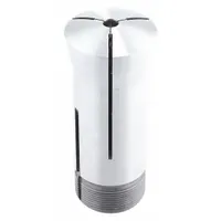 This round 5C collet has a 21/64 in capacity and is used for precision workholding in machining operations. It securely grips round workpieces such as bars or rods in lathes, grinders, and milling machines during cutting, turning, or grinding processes