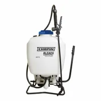 CHAPIN Backpack Sprayer: For Bleach and Disinfecting, Mix-in-Tank, 4 gal Tank Capacity (MPN 60175)