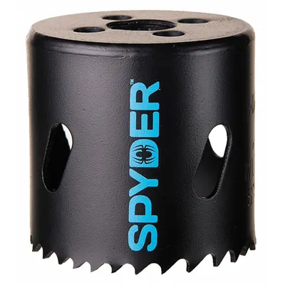 SPYDER Hole Saw: 2 in Saw Dia., 4/6 Teeth per Inch, 1 7/8 in Max. Cutting Dp - Multi-Material-Cutting Hole Saws without Arbor