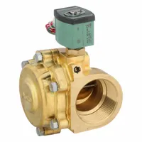REDHAT Solenoid Valve: 2-Way, Normally Open, 2 1/2 in Pipe Size, 120V AC, Watertight, High Flow (MPN 8210G104)
