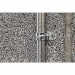 Flat-head screw anchors for fastening into concrete, brick, or block. Each anchor is 1 1/4 in overall length with a 3/16 in diameter, case hardened steel construction, and zinc-plated finish. Features a pointed tip and Torx drive for direct installation without a separate anchor. Supplied in a 100-pack.