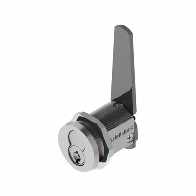 DELTA LOCK Cam Lock: Interchangeable Core Keyed Cam Lock, Chrome-Plated - Interchangeable Core Keyed Cam Locks