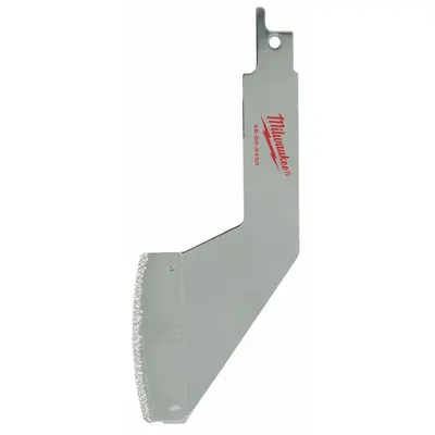 MILWAUKEE 49-00-5450 Carbide Grit Grout Removal Tool, 5-1/2 in L - Reciprocating Saw Grout Removal Tools