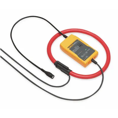 FLUKE Current Clamp Probe: CAT III 600V, BNC, 6.5 in Jaw Opening, AC Current/AC Volt/DC Volt - Flexible Current Probes